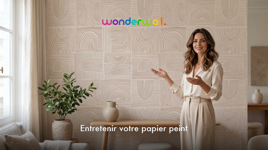 Pose et entretien du papier peint sur mesure — Wonderwall