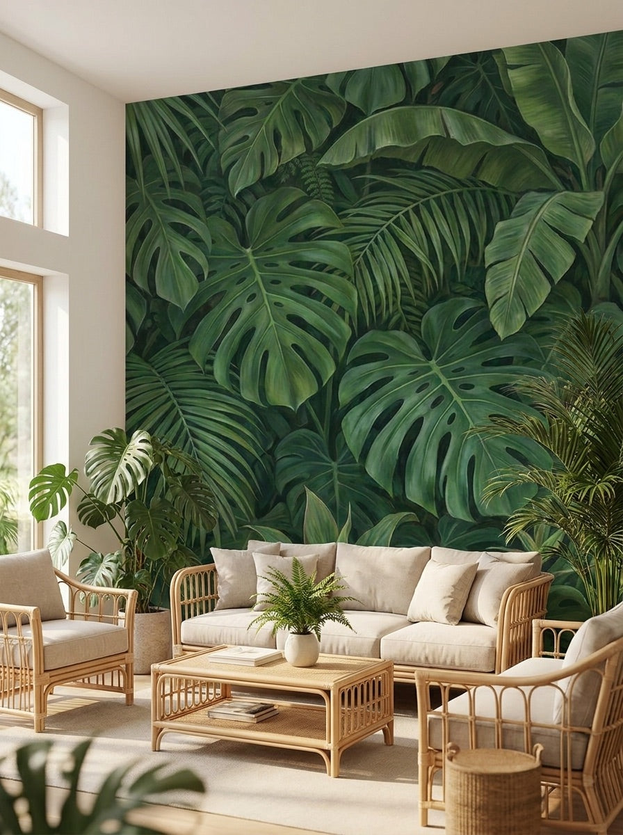 Papier peint tropical jungle — Wonderwall