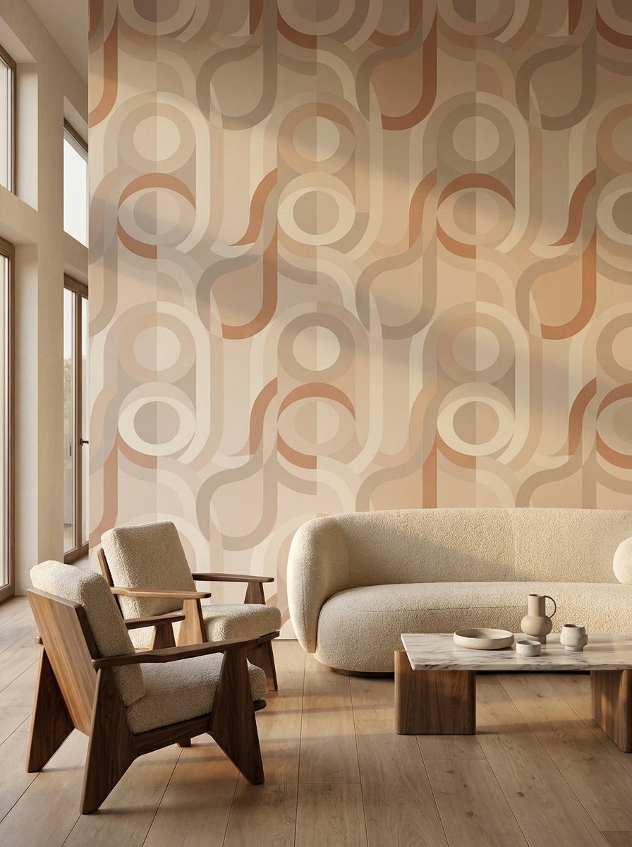 Papier peint géométrique lessivable — Wonderwall