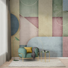 Papier peint art déco aux teintes pastel Art Déco Pastel, Wonderwall Casablanca, vue 4