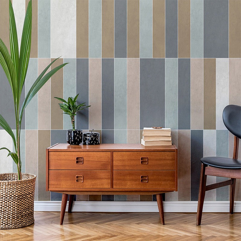 Papier peint rayures modernes Modern Strips, Wonderwall Casablanca