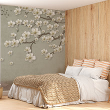 Papier peint exotique doré Golden Oasis, Wonderwall Casablanca, vue 3