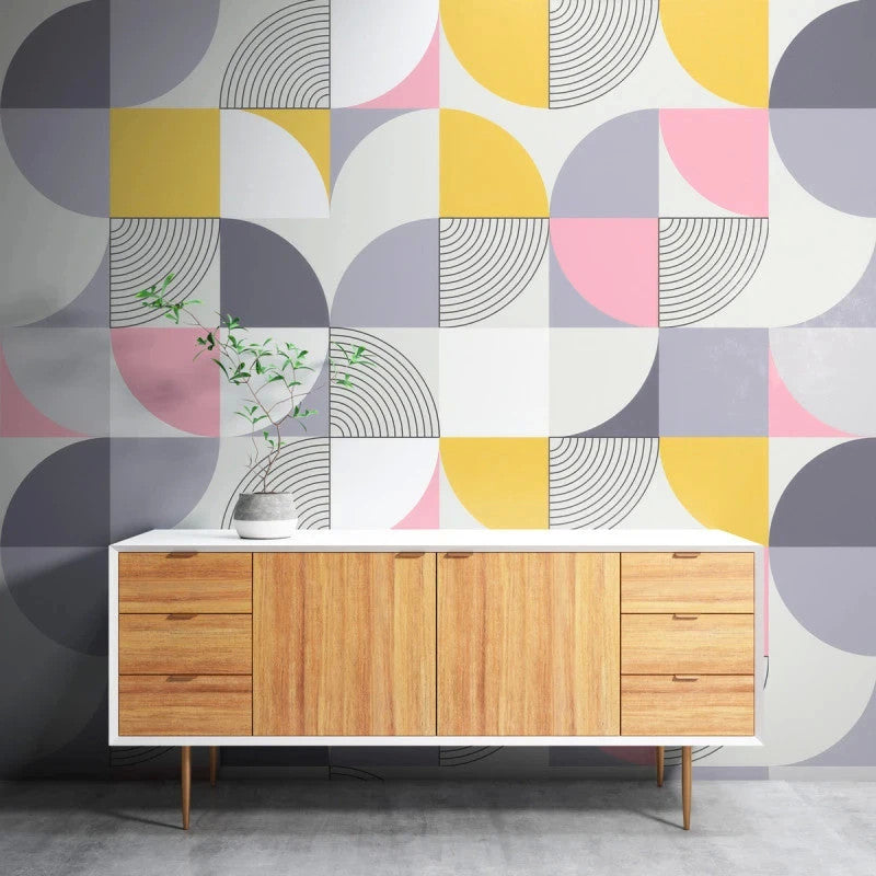 Papier peint mosaïque colorée moderne Mosaïque Éclatante, Wonderwall Casablanca, vue 2
