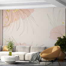 Papier peint rose poudré serein Serene Blush, Wonderwall Casablanca, vue 3