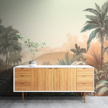 Papier peint panoramique tropical au crépuscule Évasion Tropicale au Crépuscule, Wonderwall Casablanca, vue 3