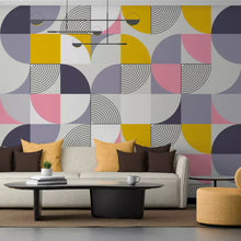 Papier peint mosaïque colorée moderne Mosaïque Éclatante, Wonderwall Casablanca, vue 6