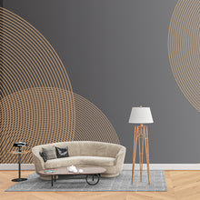Papier peint géométrique cercles Élégance Circulaire, Wonderwall Casablanca, vue 4