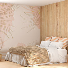 Papier peint rose poudré serein Serene Blush, Wonderwall Casablanca, vue 4