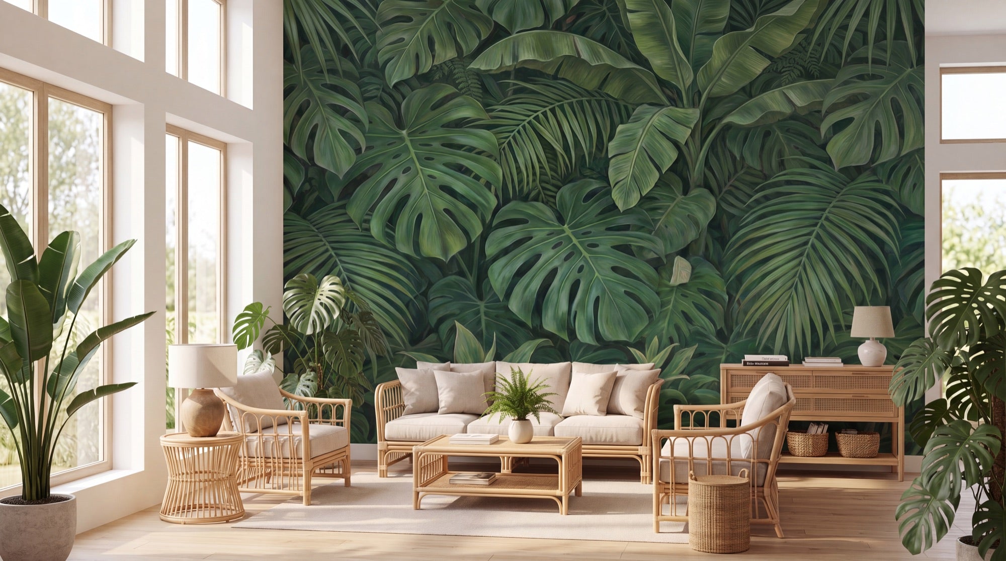 Papier peint Tropical & Jungle, Wonderwall Casablanca